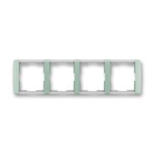 ABB Element čtyřrámeček agáve/ledová bílá 3901E-A00140 22 vodorovný