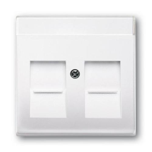 ABB kryt datové zásuvky studio bílá 2CKA001710A3176 Future Linear