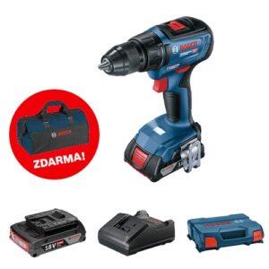 Aku vrtačka Bosch GSR 18V-50 bezuhlíková 2x aku Li-Ion 2