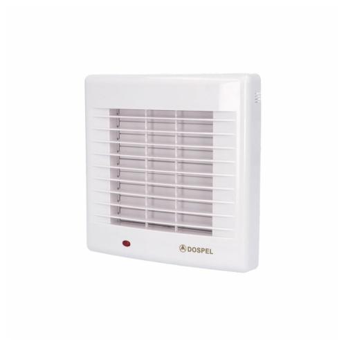 Axiální koupelnový ventilátor s automatickou žaluzií a časovým doběhem DOSPEL POLO 4/AŽ/WC 1020010