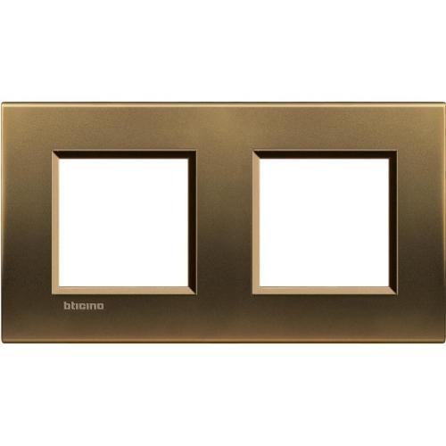 Bticino Living.Light rámeček 2+2M bronz LNA4802M2BZ