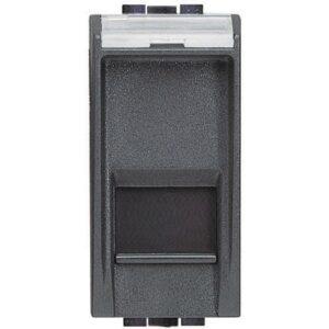 Bticino Living.Light zásuvka kategorie 5e UTP 1modul antracit L4279C5E