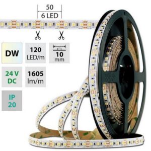 CCT LED pásek McLED 24V teplá+studená bílá š=10mm IP20 19