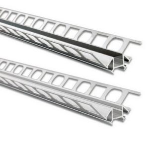 Hliníkový profil McLED DR pro obklady a dlažbu 56x22mm včetně černého difuzoru 1m ML-761.076.43.1