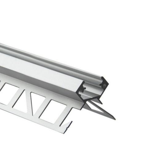 Hliníkový profil McLED pro obklady a dlažbu DE 38x28mm včetně mléčného difuzoru 1m ML-761.330.05.1