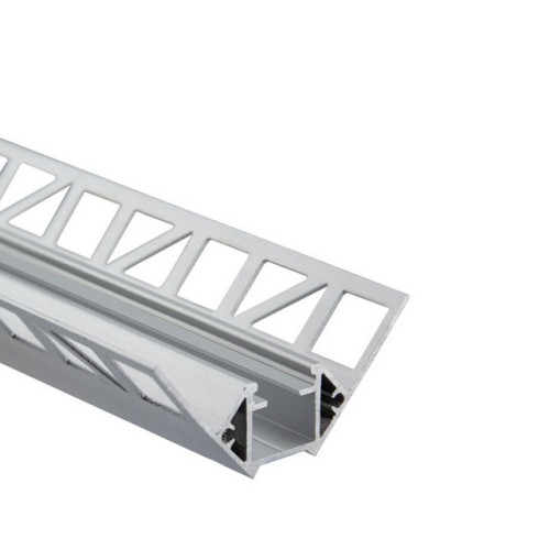 Hliníkový profil McLED pro obklady a dlažbu DF 61x25mm včetně mléčného difuzoru 1m ML-761.331.05.1