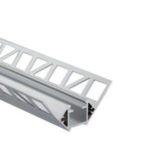 Hliníkový profil McLED pro obklady a dlažbu DF 61x25mm včetně mléčného difuzoru 2m ML-761.331.05.2