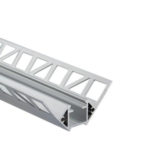 Hliníkový profil McLED pro obklady a dlažbu DF 61x25mm včetně mléčného difuzoru 2m ML-761.331.05.2