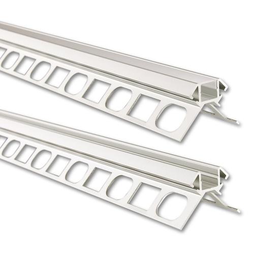 Hliníkový profil McLED pro obklady a dlažbu DS 39x27mm včetně mléčného difuzoru 2m ML-761.045.43.2
