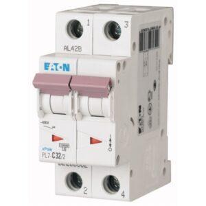Jistič EATON PL7-32/2/C 32A PL7-C32/2 263362