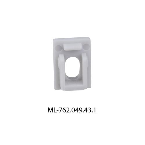 Koncovka LED profilu DC s otvorem stříbrná McLED ML-762.049.43.1