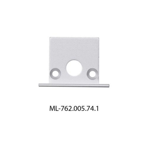 Koncovka LED profilu VF s otvorem stříbrná McLED ML-762.005.74.1