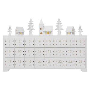 LED adventní kalendář EMOS DCWW15 ZY2208 2xAA vnitřní použití teplá bílá