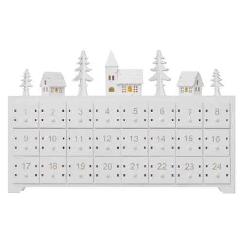 LED adventní kalendář EMOS DCWW15 ZY2208 2xAA vnitřní použití teplá bílá