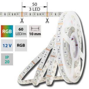LED pásek McLED 12V RGB š=10mm IP20 14