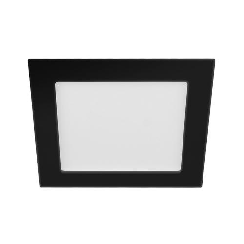 LED podhledové svítidlo Panlux DOWNLIGHT CCT SQUARE IP44 6W černá PN22400013