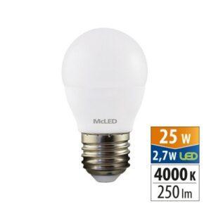LED žárovka E27 McLED G45 2