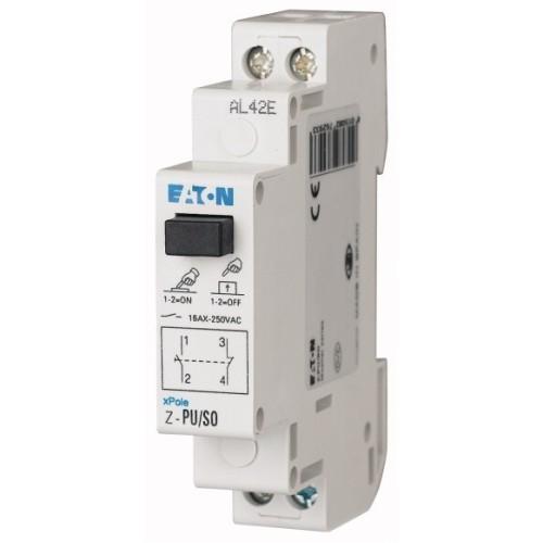 Modulové tlačítko EATON Z-PU/SO 1NO+1NC 16A 276293