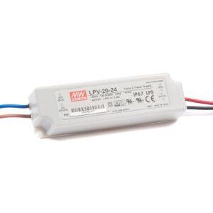 Napájecí zdroj MEAN WELL pro LED 24VDC 20W LPV-20-24