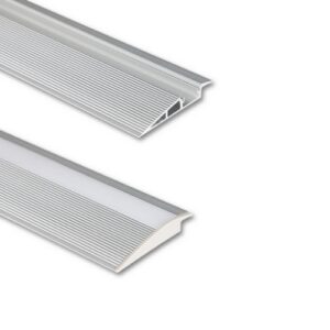 Nášlapný hliníkový profil McLED BC 57x9mm včetně mléčného difuzoru 2m ML-761.036.74.2