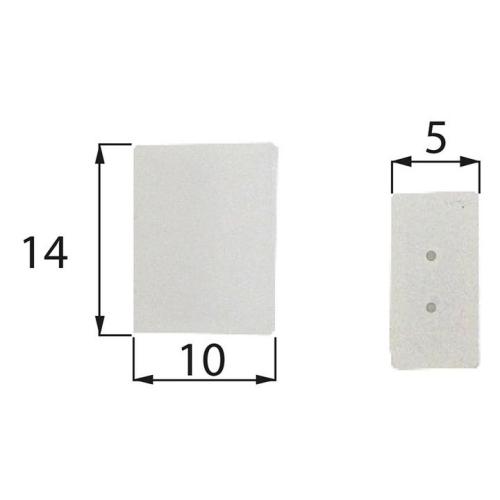 Plastová koncovka LED pásky IP68 10mm PCB s otvory McLED ML-110.010.60.1