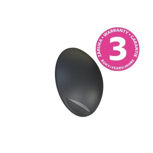 Přisazené orientační LED svítidlo Panlux LEON CIRCLE tmavě šedá PN42100019
