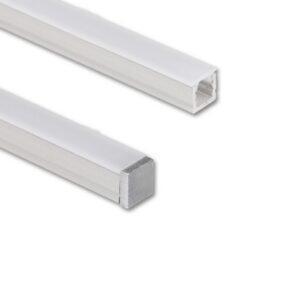 Přisazený hliníkový profil McLED PA1 7x6mm včetně mléčného difuzoru 2m ML-761.042.74.2