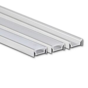 Přisazený hliníkový profil McLED PE 19x8mm BEZ DIFUZORU 2m ML-761.195.02.2