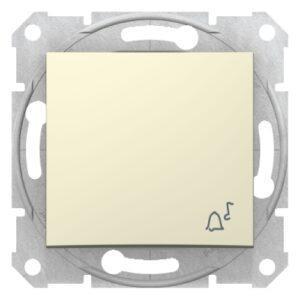 SEDNA TLACITKO R.1/0 BEIGE SDN0800147