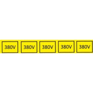 Samolepka 380V (5x) 2
