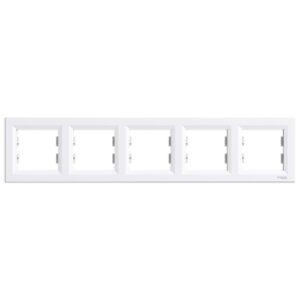 Schneider Electric Asfora pětirámeček bílý EPH5800521