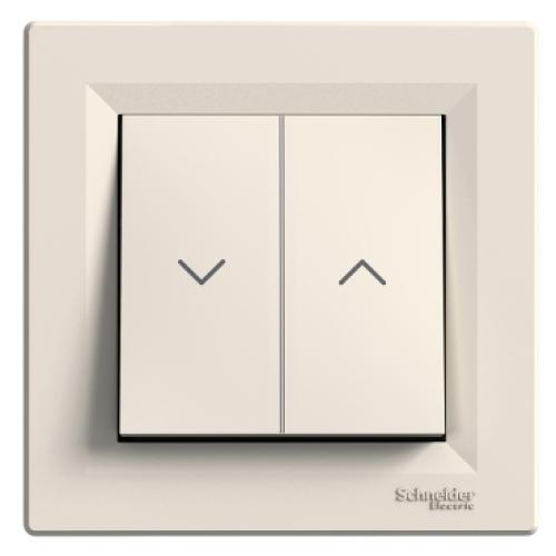 Schneider Electric Asfora žaluziové tlačítko krémový EPH1300123