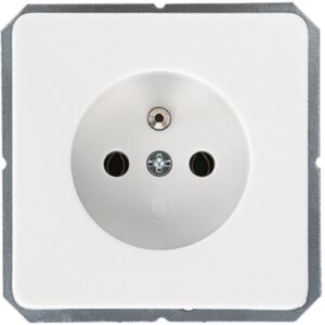 Schneider Electric ELSO zásuvka čistě bílá 215504
