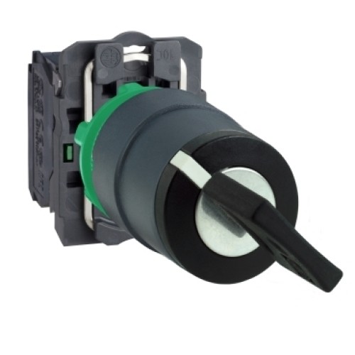 Schneider Electric Harmony otočný přepínač černá 2-polohy 1NO XB5AD21