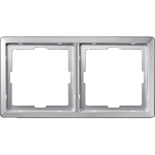 Schneider Electric Merten Artec dvojrámeček Aluminium MTN481260