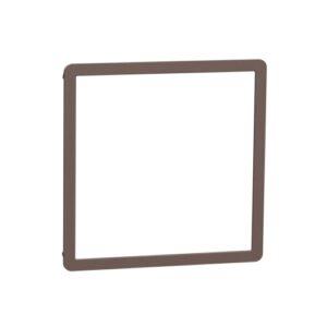 Schneider Electric Nová Unica Studio Outline dekorativní rámeček Chocolate NU230016