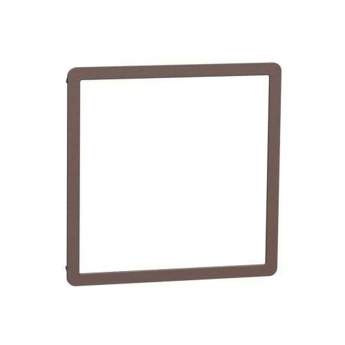 Schneider Electric Nová Unica Studio Outline dekorativní rámeček Chocolate NU230016