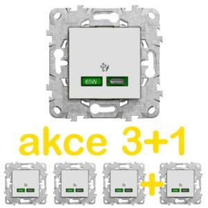 Schneider Electric Nová Unica rychlonabíječka USB-C 3
