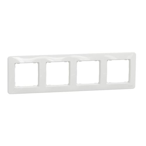 Schneider Electric Sedna Design čtyřrámeček bílá SDD311804
