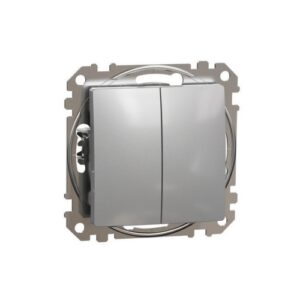 Schneider Electric Sedna Design/Elements vypínač č.6+6 alu SDD113108