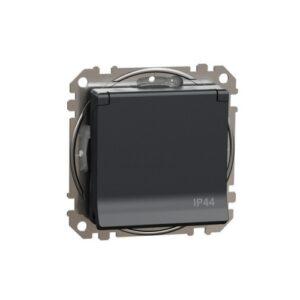 Schneider Electric Sedna Design/Elements zásuvka IP44 antracit SDD214014