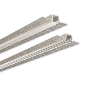 Vestavný hliníkový profil McLED AG pro sádrokarton 53x14mm včetně mléčného difuzoru 1m ML-761.036.43.1